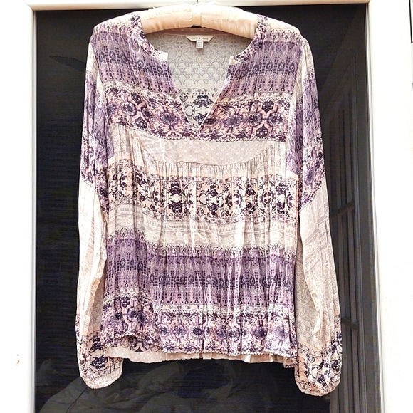 Lucky Brand Tops - Lucky brand peasant blouse